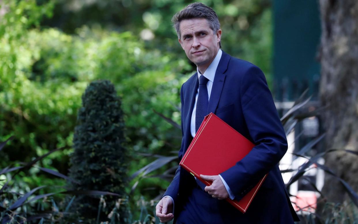 Education Secretary Gavin Williamson arrives in Downing Street in central London  - TOLGA AKMEN /AFP