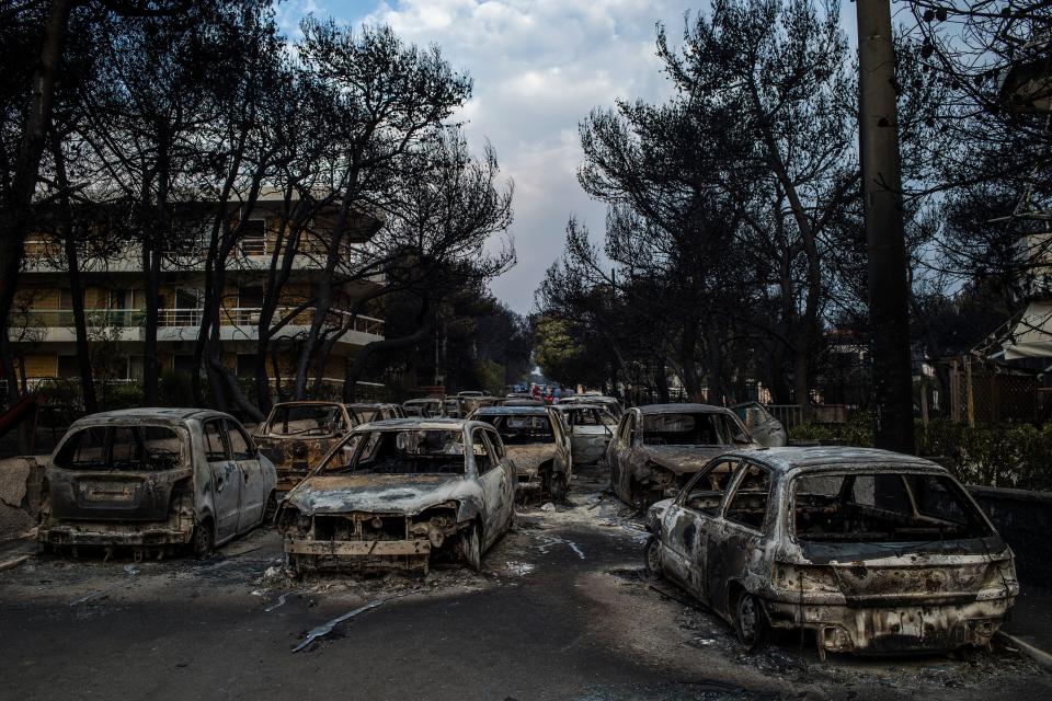 Greece wildfires