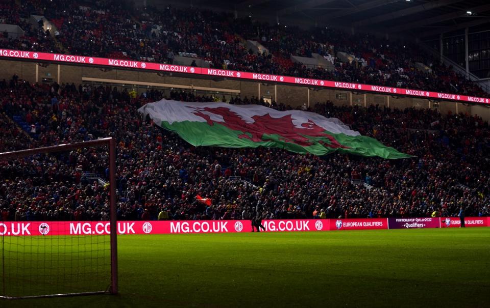 Wales football fans have become known as ‘The Red Wall’ (David Davies/PA) (PA Archive)