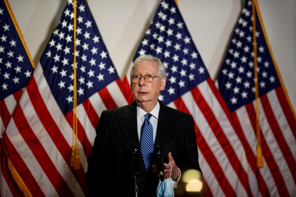 Heavy spending from a super PAC controlled by allies of Senate Majority Leader Mitch McConnell (R-Ky.) could help the GOP maintain its Senate majority. (Photo: Xinhua News Agency via Getty Images)