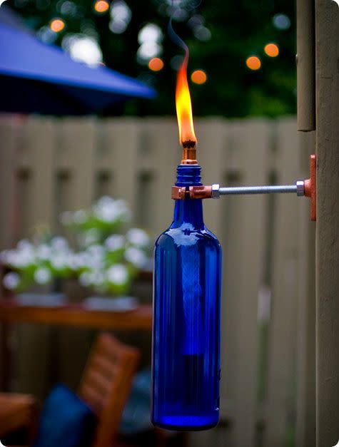 Put Old Wine Bottles to Good Use