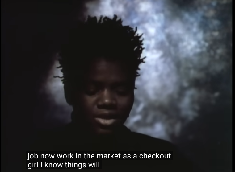 Closeup of Tracy Chapman