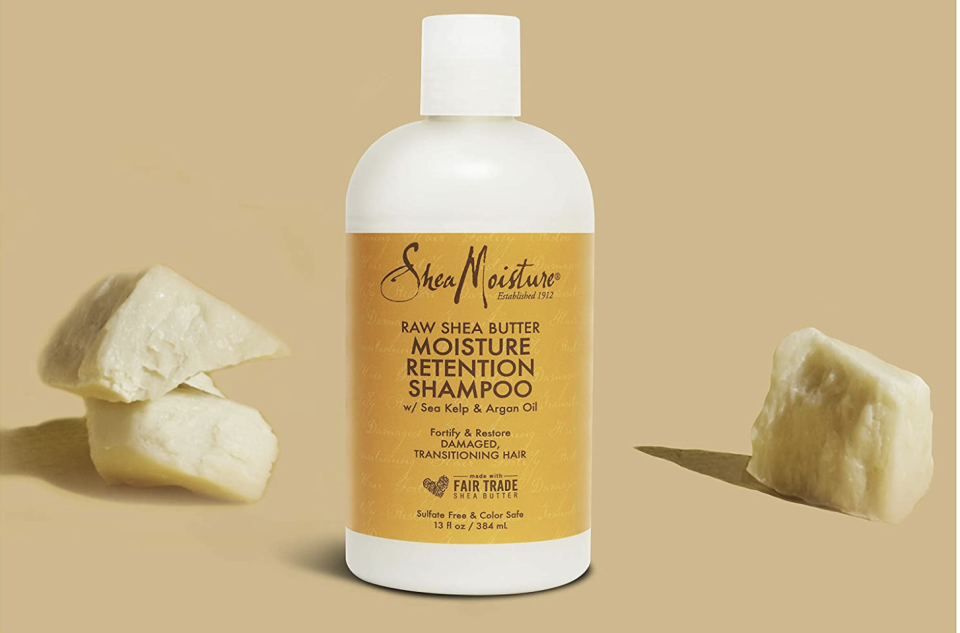 Shampoo SheaMoisture Raw Shea Butter unisex para cabello cabello seco y dañado. Foto: amazon.com.mx