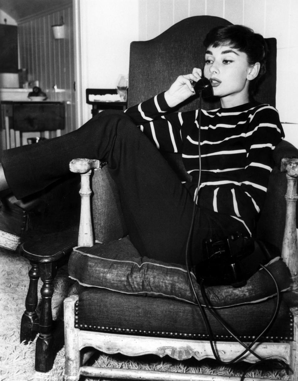 The 1954 photo of Audrey Hepburn that was Dunham’s inspiration. (Photo: Paramount/Kobal/REX/Shutterstock)