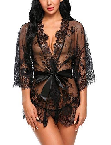 Women Sexy Lingerie Lace Babydoll Leotard G-String Nightwear Sleepwear  Underwear – Zmart Australia