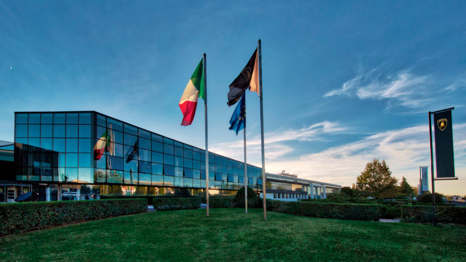 The headquarters for Automobili Lamborghini in Sant'Agata Bolognese, Italy.