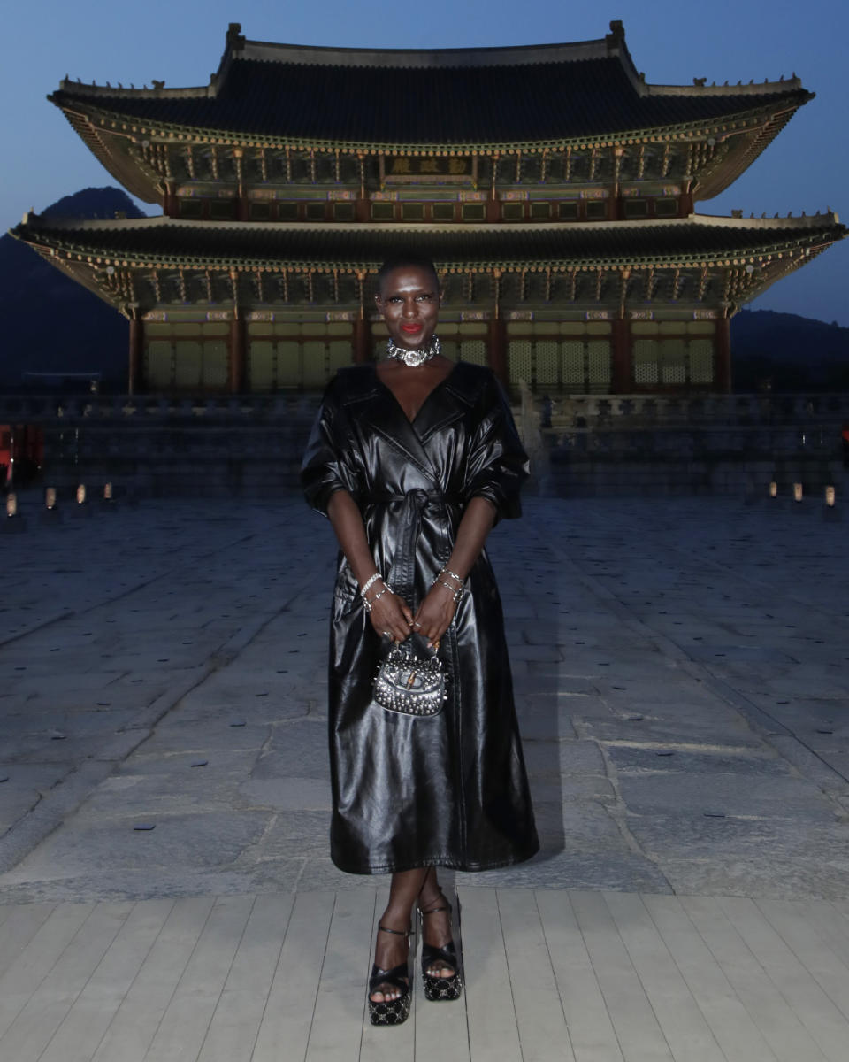 Jodie Turner-Smith attended Gucci's Cruise 2024 show in Seoul on 16th May 2023. (PHOTO: Gucci)