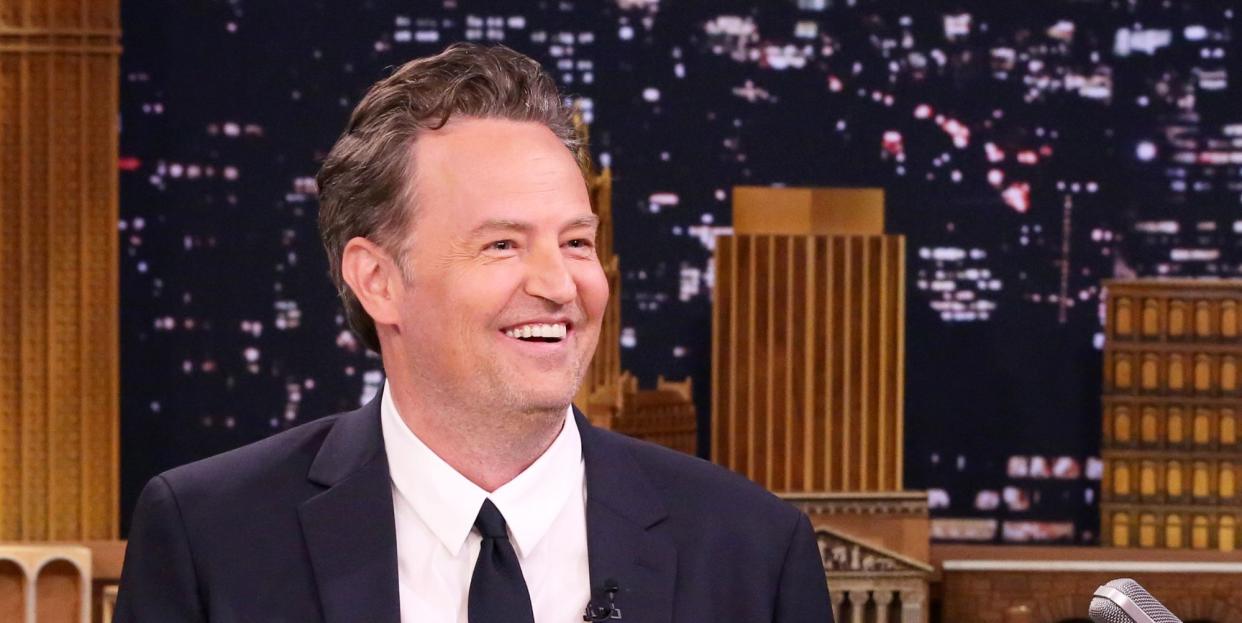 matthew perry on the tonight show with jimmy fallon, 2017
