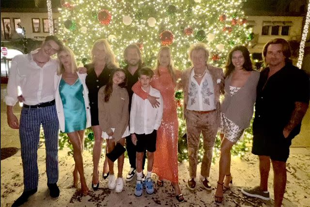 Rod Stewart/Instagram Rod Stewart and his family.