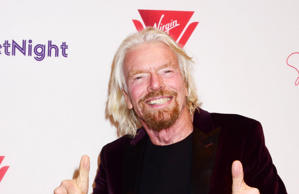 Sir Richard Branson has been injured in a cycling accident credit:Bang Showbiz