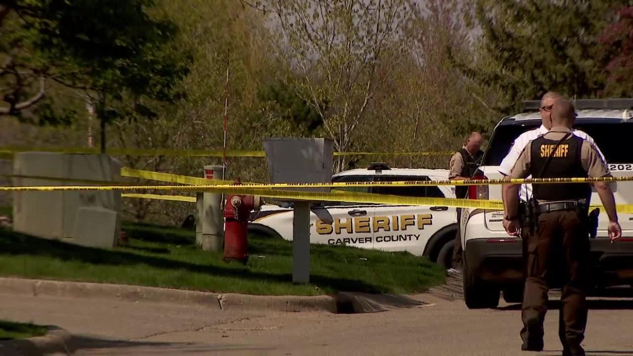 <div>The scene of the shooting on the 7800 block of Harvest Lane in Chanhassen.</div> <strong>(FOX 9)</strong>