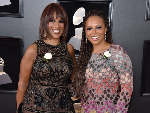 John Shearer/Getty Gayle King (L) and Kirby Bumpus attends the 60th Annual GRAMMY Awards at Madison Square Garden on January 28, 2018 in New York City