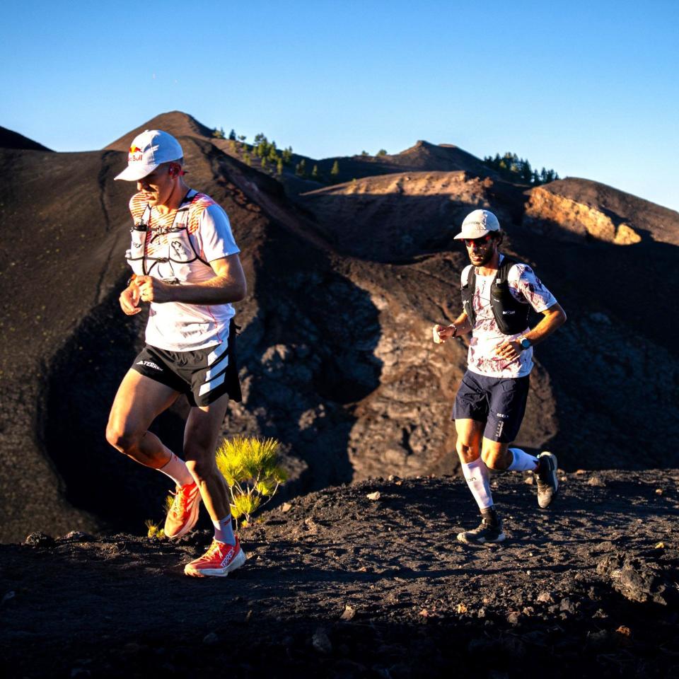 Tom Evans races at Transvulcania