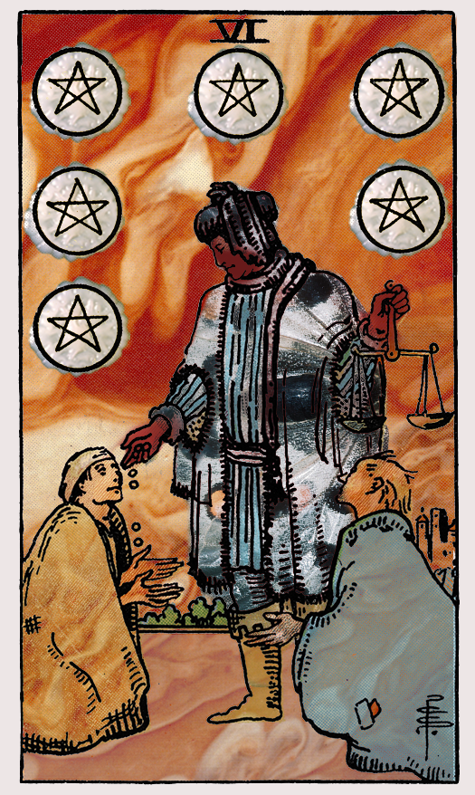 6 of pentacles