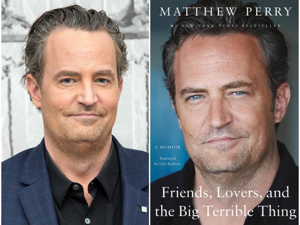 Matthew Perry celebrity memoir "Friends, Lovers, and the Big Terrible Thing"