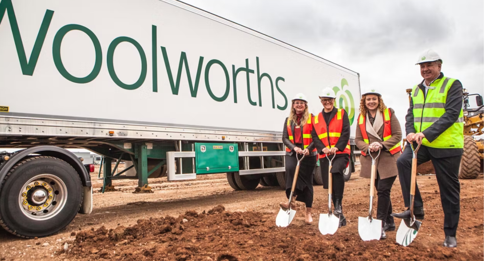 Woolworths have denied land banking, claiming all sites purchased are for development of stores or distribution centres. 