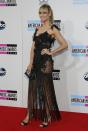 Supermodel Heidi Klum arrives at the 41st American Music Awards in Los Angeles, California November 24, 2013. REUTERS/Mario Anzuoni (UNITED STATES - TAGS: ENTERTAINMENT)(AMA-ARRIVALS)