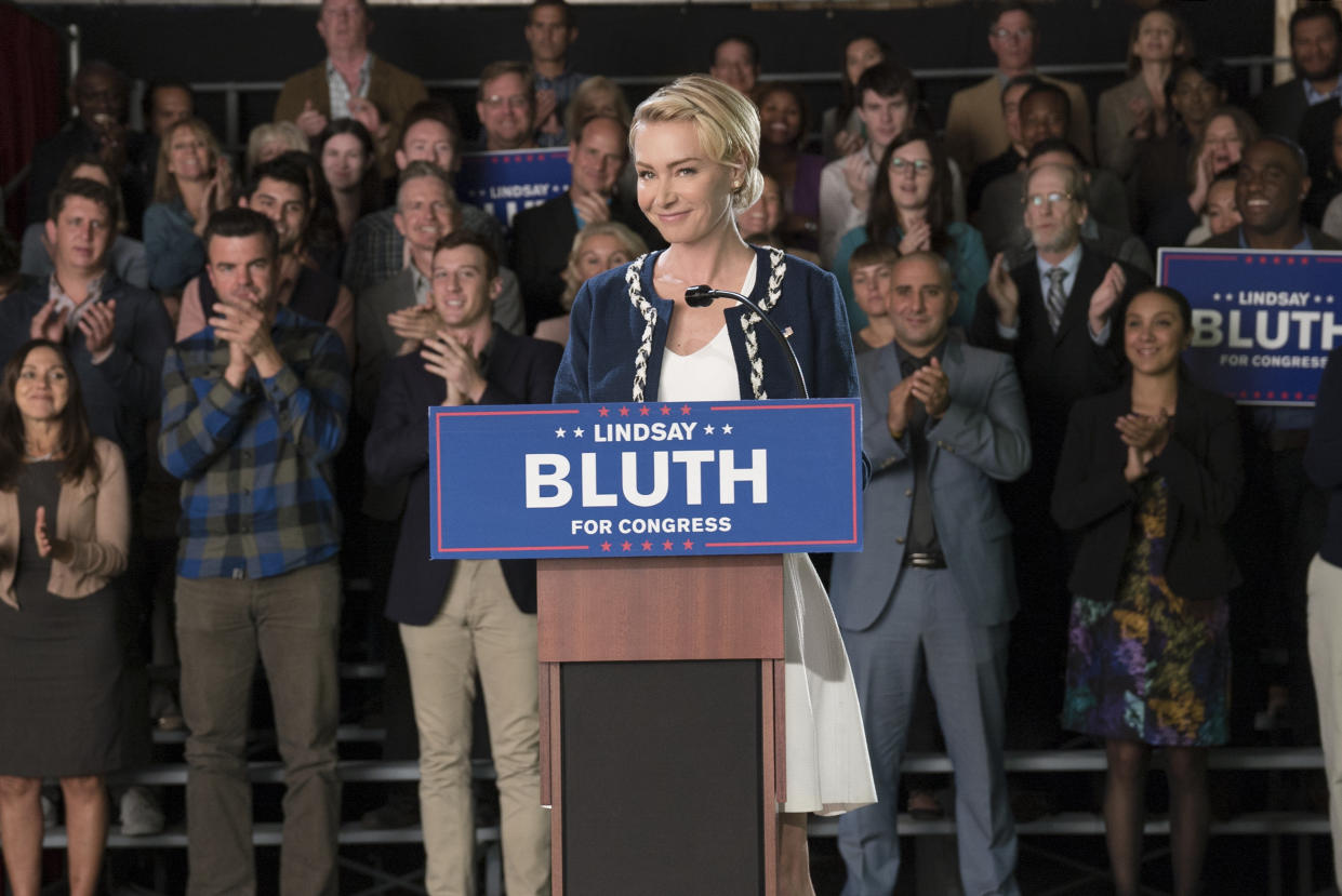 Portia de Rossi as Lindsay Bluth in Arrested Development. (Netflix)