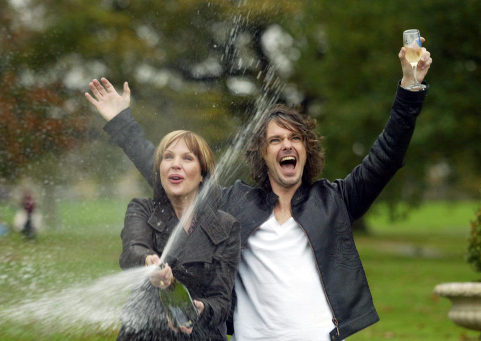 Lotto winners Roger and Lara Griffiths scooped £1.8million in 2005. (SWNS)