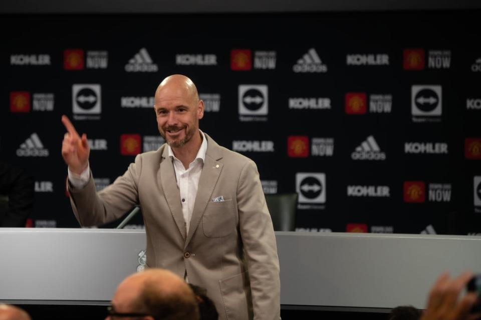 Ten Hag addressed the media on Monday (PA Media)