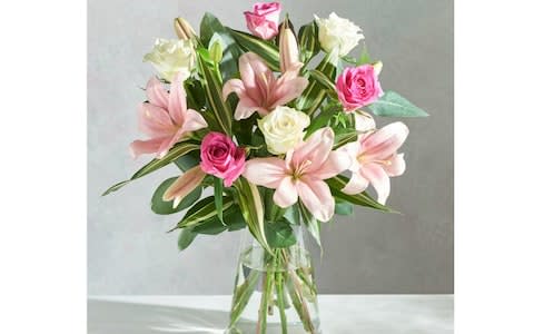 Bouquet of lillies and roses from Next flower delivery