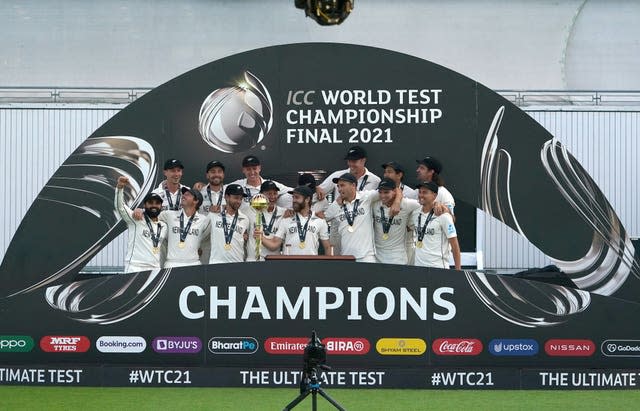 New Zealand were crowned inaugural winners of the World Test Championship earlier this year (Adam Davy/PA)