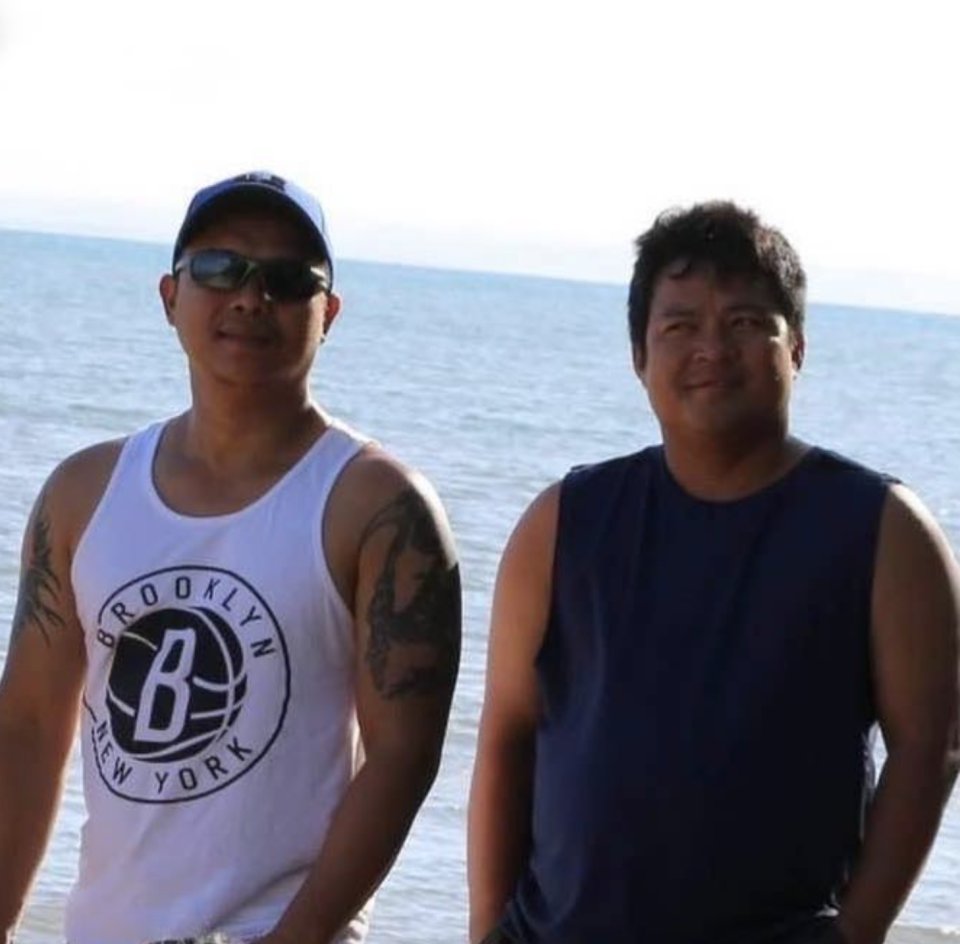 Richard Catbagan and Denny Jade Caballa pictured together.