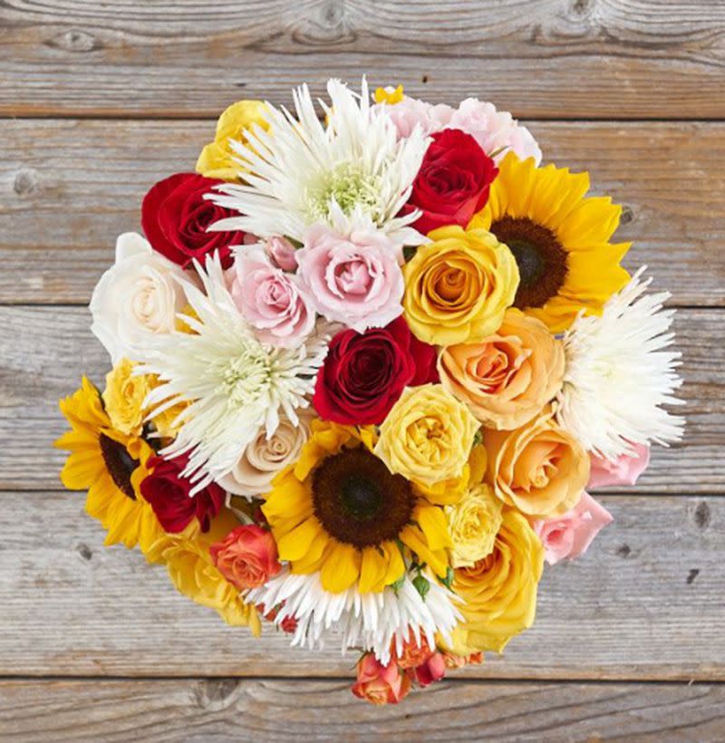 <p><a href="https://go.redirectingat.com?id=74968X1596630&url=https%3A%2F%2Fbouqs.com%2Fflowers%2Fpopular%2Froses-sunflowers-chrysanthemums&sref=https%3A%2F%2Fwww.esquire.com%2Flifestyle%2Fg27022031%2Fbest-gifts-for-mother-in-law-ideas%2F" rel="nofollow noopener" target="_blank" data-ylk="slk:Shop Now;elm:context_link;itc:0;sec:content-canvas" class="link ">Shop Now</a></p><p>Flower Bouquet</p><p>bouqs.com</p><p>$44.00</p>