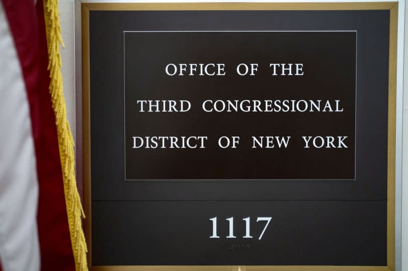 Rep. George Santos was expelled from Congress last year amid scandal. File Photo by Bonnie Cash/UPI