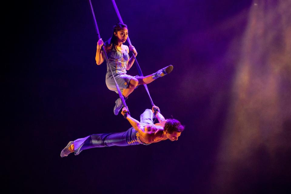 Cirque du Soleil is staging four performances of its popular production "Corteo" at Acrisure Arena in Thousand Palms, Calif., on August 31 to September 3, 2023.