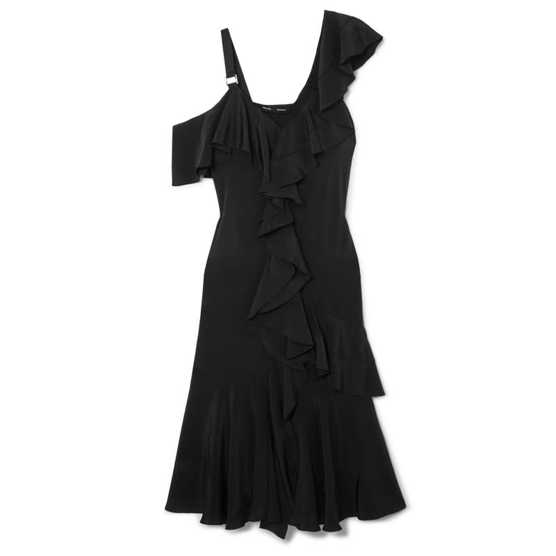 <a rel="nofollow noopener" href="https://rstyle.me/~ahPC6" target="_blank" data-ylk="slk:Ruffled Silk Crepe De Chine Dress, Proenza Schouler, $1395This is the perfect wedding-guest LBD.;elm:context_link;itc:0;sec:content-canvas" class="link ">Ruffled Silk Crepe De Chine Dress, Proenza Schouler, $1395<p>This is the perfect wedding-guest LBD.</p> </a>