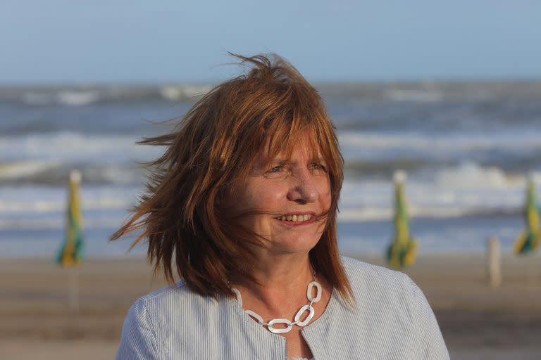 La presidenta de Pro, Patricia Bullrich, en Pinamar