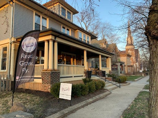 Wild Geese Bookshop, an independent bookstore in Franklin, Indiana.