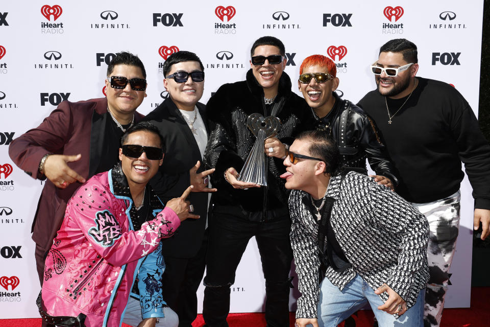 Grupo Firme en el iHeartRadio Music Awards 2023. (Photo by Frazer Harrison/Getty Images)