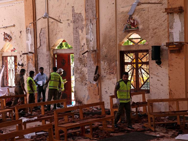 Sri Lanka bombings: Government reveals suicide attackers including man who queued calmly for breakfast responsible for deadly blasts that killed hundreds