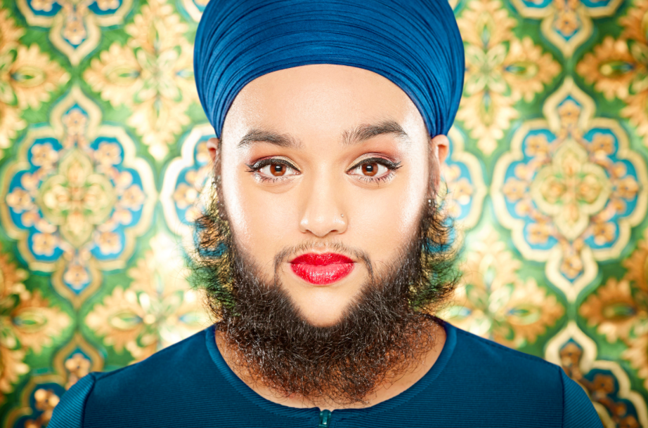 Anti-bullying activist Harnaam Kaur from Slough became the youngest female with a beard at 24 years and 282 days. She claimed the record while at the same time taking ownership of her appearance. (Pic: Guinness World Records)