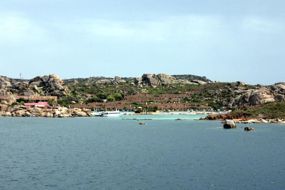 View of Santo Stefano Island in Italy