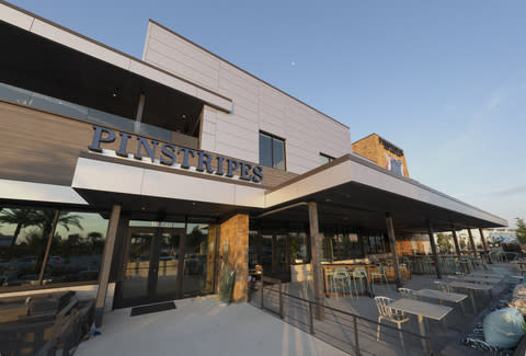 Pinstripes’ newest location in Orlando, Florida, opened in Vineland Point on April 20th, 2024. (Photo: Business Wire)