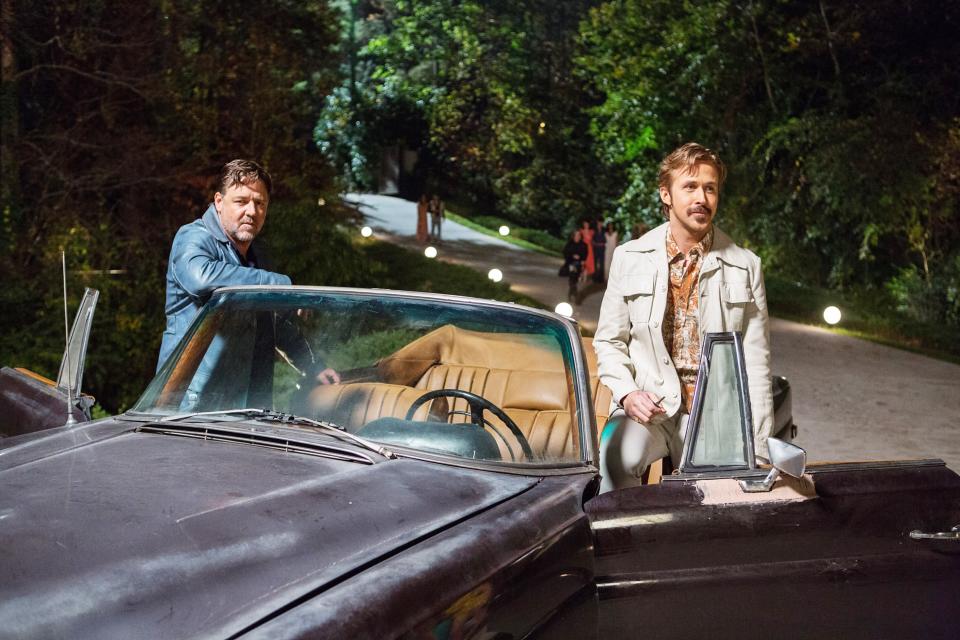 *THE NICE GUYS*, Russell Crowe, Ryan Gosling, 2016.