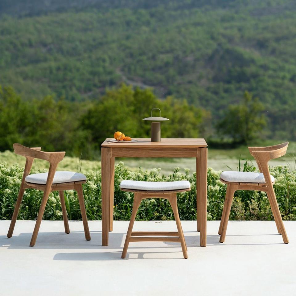 <p><a href="https://go.redirectingat.com?id=74968X1596630&url=https%3A%2F%2Fdenvermodern.com%2Fcollections%2Foutdoor-seating%2Fproducts%2Fbok-outdoor-dining-chair&sref=https%3A%2F%2Fwww.elle.com%2Ffashion%2Fshopping%2Fg60412443%2Fmost-comfortable-outdoor-chairs%2F" rel="nofollow noopener" target="_blank" data-ylk="slk:Shop Now;elm:context_link;itc:0;sec:content-canvas" class="link ">Shop Now</a></p><p>Bok Outdoor Dining Chair</p><p>denvermodern.com</p><p>$1118.00</p>