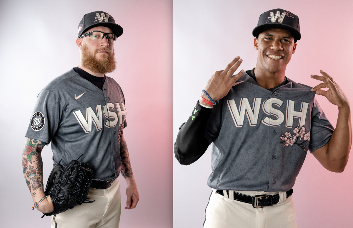 Acee] These are the Nationals' “City Connect” uniforms, which they