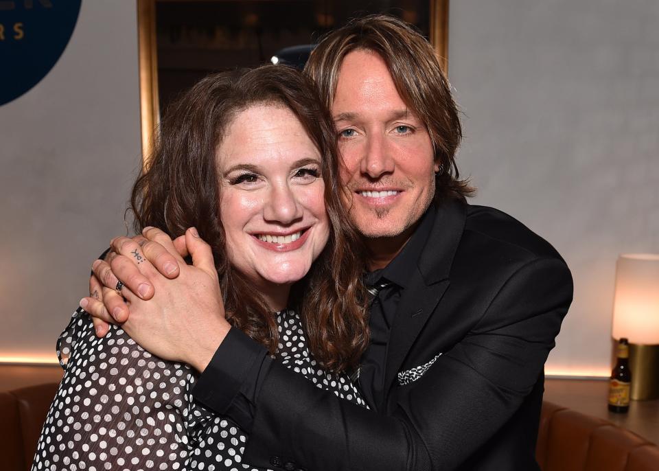 Keith Urban and <em>Billboard</em>'s Melinda Newman attend the 2019 <em>Billboard</em> Country Power Players at Stateside Kitchen at The Dream Hotel in Nashville ahead of the CMT Awards.