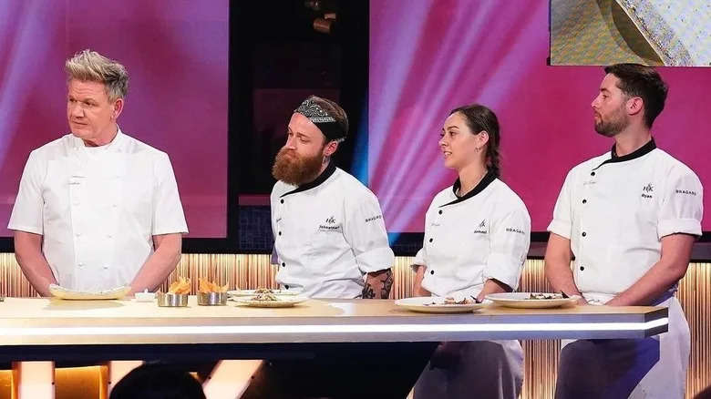 Gordon Ramsay and Hell's Kitchen Season 22 finalists