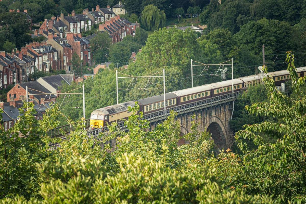 The Northern Belle pulling in to Durham station last summer. <i>(Image: Martin Stokes, the Northern Echo camera club)</i>