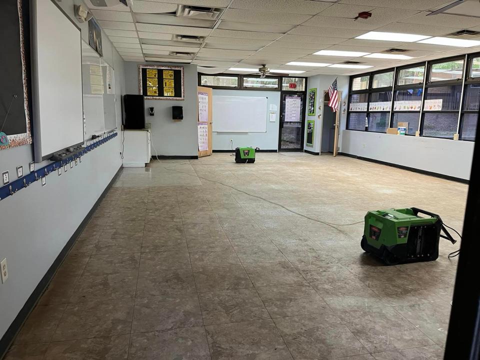 The School of Arts and Sciences on Thomasville Road saw flood water damage in three of its classrooms following the severe storm Wednesday night.