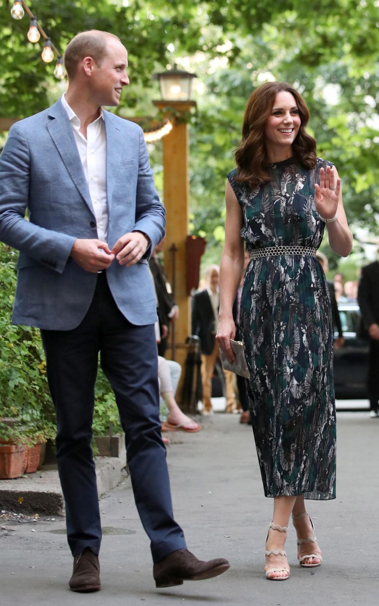 The Duke and Duchess of Cambridge on their night out in Berlin - Getty Images Europe