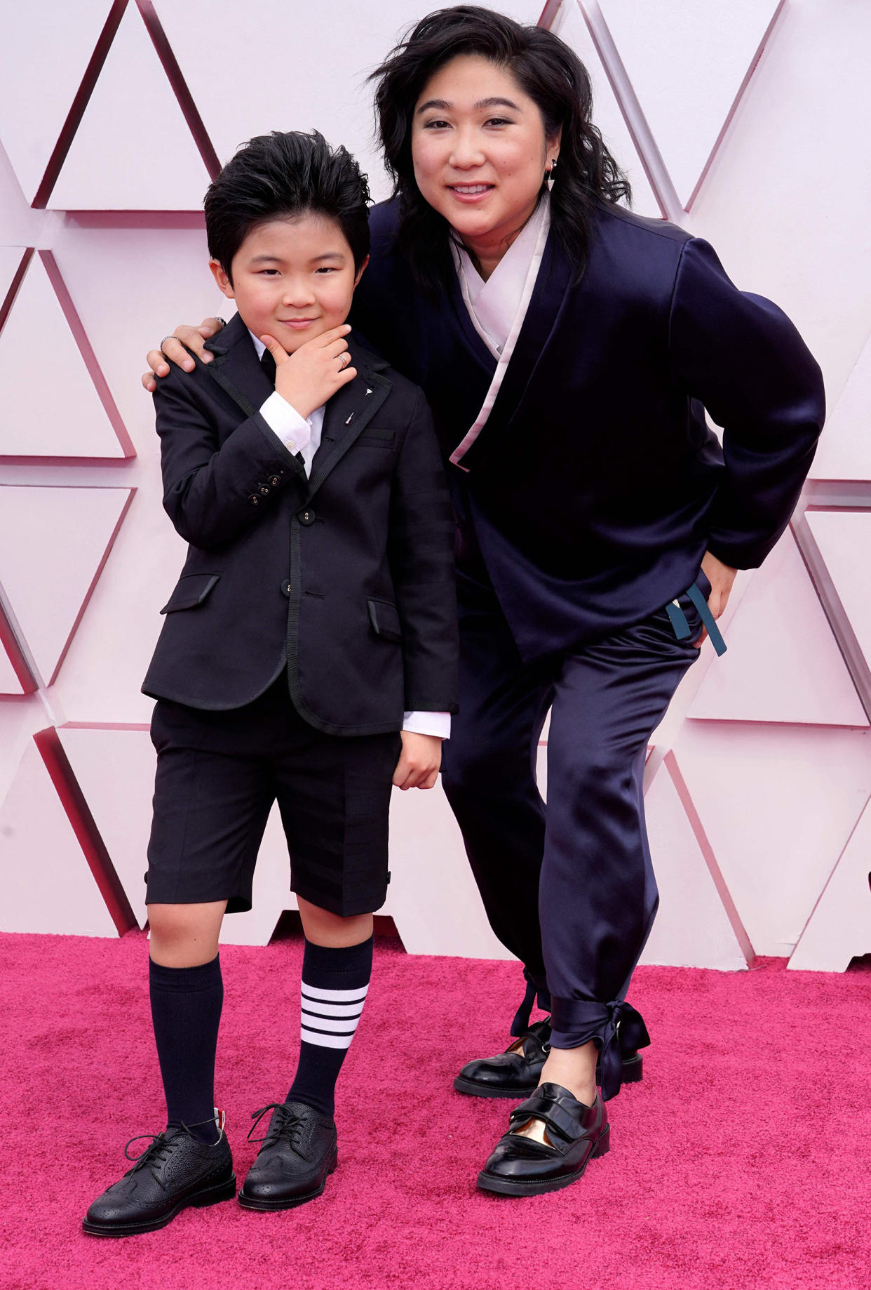 Alan Kim Oscars red carpet 2021 (CHRIS PIZZELLO / AFP - Getty Images)