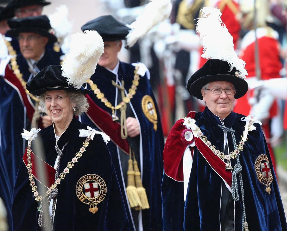 the order of the garter service