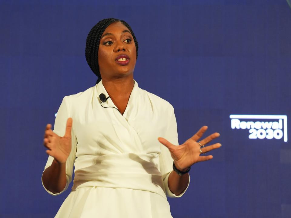 Kemi Badenoch’s allies have claimed she is the victim of a ‘dirty tricks’ campaign by other Tory leadership hopefuls (PA Wire)