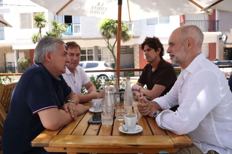 Morales, Santilli, Lousteau y Rodríguez Larreta